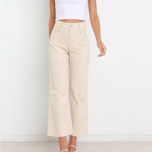 Petal & Pup Henderson Jeans - Beige Size 8